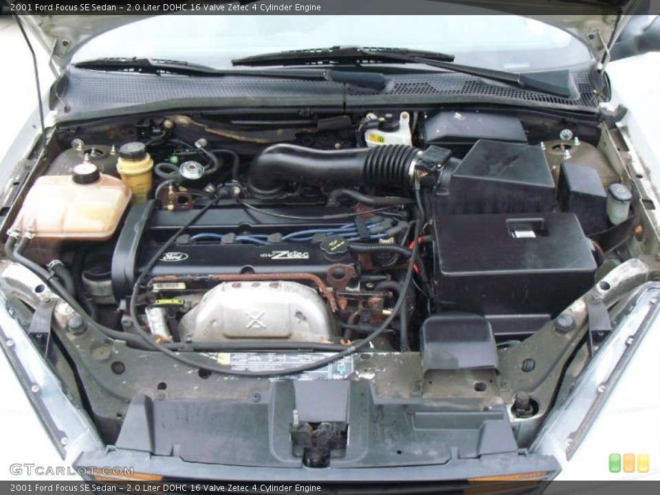2.0 Liter DOHC 16 Valve Zetec 4 Cylinder Engine for the 2001 Ford Focus #48880054