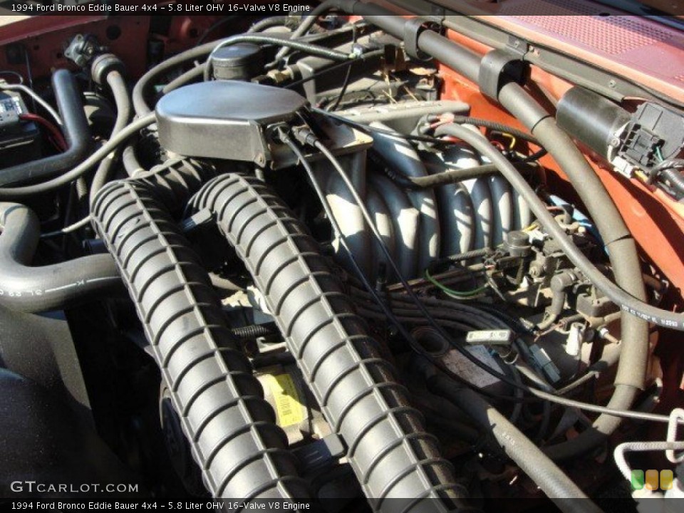 5.8 Liter OHV 16-Valve V8 1994 Ford Bronco Engine