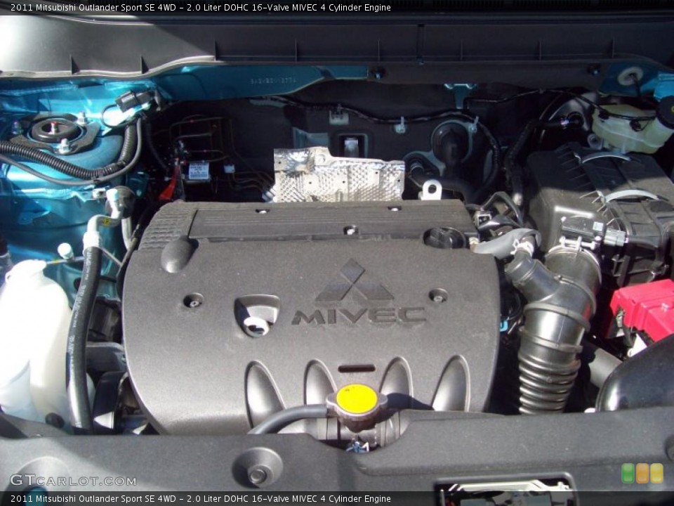 2.0 Liter DOHC 16-Valve MIVEC 4 Cylinder Engine for the 2011 Mitsubishi Outlander Sport #48888774