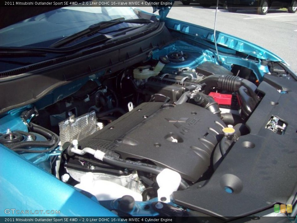 2.0 Liter DOHC 16-Valve MIVEC 4 Cylinder Engine for the 2011 Mitsubishi Outlander Sport #48888789