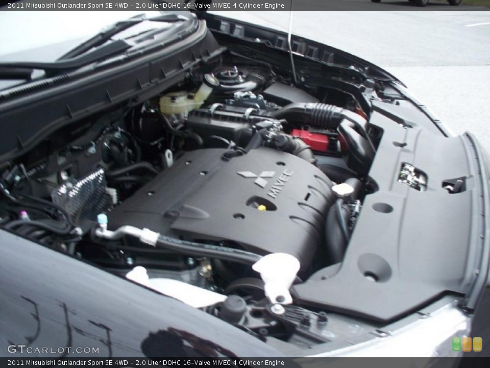 2.0 Liter DOHC 16-Valve MIVEC 4 Cylinder Engine for the 2011 Mitsubishi Outlander Sport #48889290