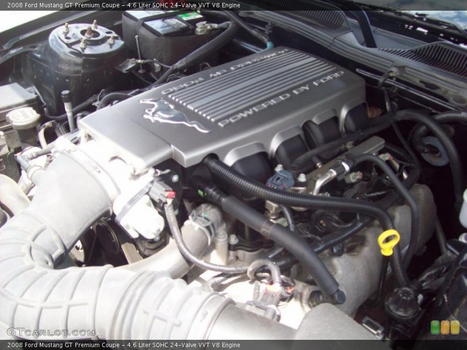 4.6 Liter SOHC 24-Valve VVT V8 Engine for the 2008 Ford Mustang #48889635