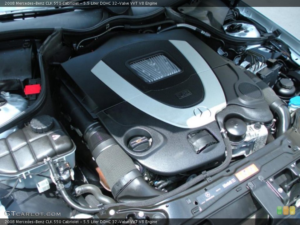 5.5 Liter DOHC 32-Valve VVT V8 Engine for the 2008 Mercedes-Benz CLK #48894236