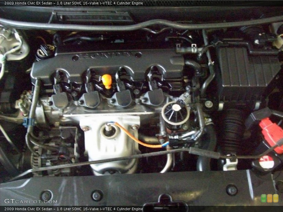 1.8 Liter SOHC 16-Valve i-VTEC 4 Cylinder Engine for the 2009 Honda Civic #48901095