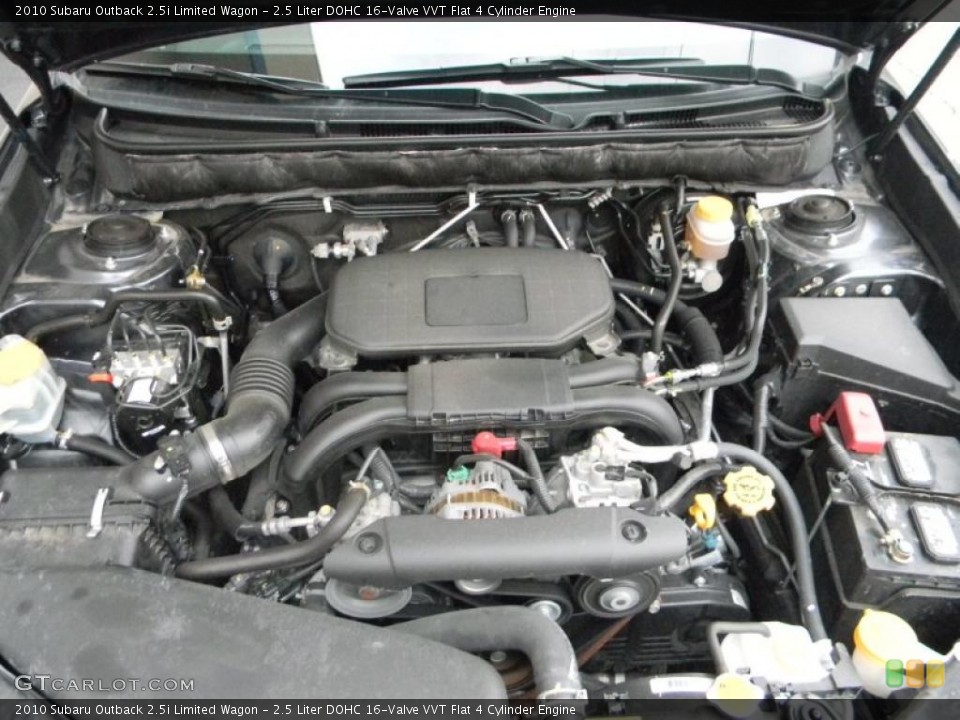 2.5 Liter DOHC 16-Valve VVT Flat 4 Cylinder Engine for the 2010 Subaru Outback #48908814