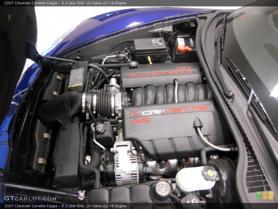 6.0 Liter OHV 16-Valve LS2 V8 Engine for the 2007 Chevrolet Corvette #48909711