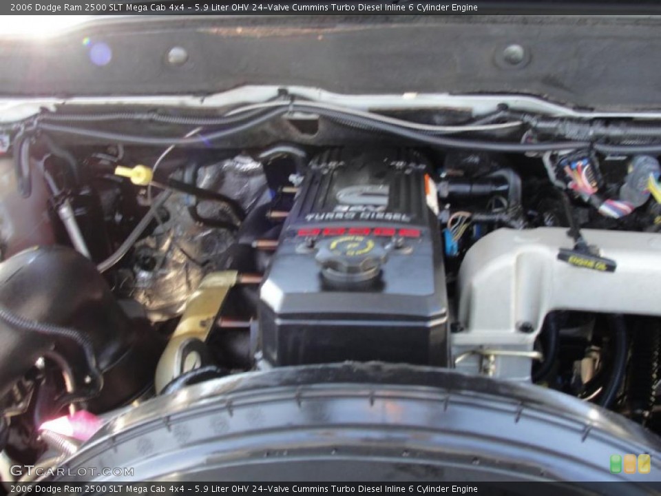 5.9 Liter OHV 24-Valve Cummins Turbo Diesel Inline 6 Cylinder Engine for the 2006 Dodge Ram 2500 #48914080