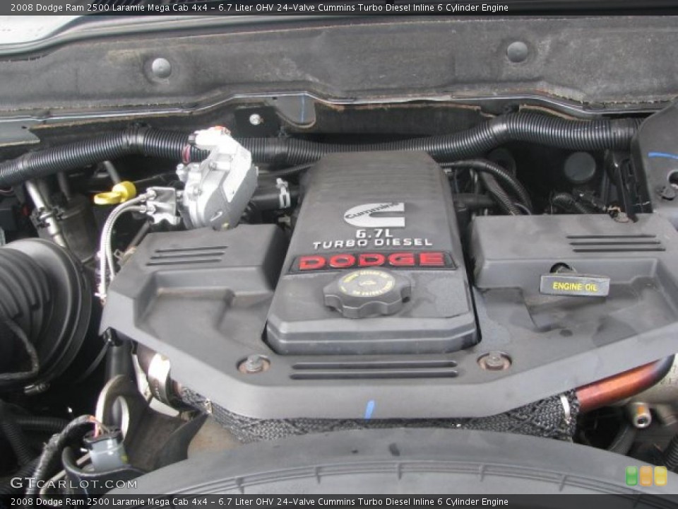 6.7 Liter OHV 24-Valve Cummins Turbo Diesel Inline 6 Cylinder Engine for the 2008 Dodge Ram 2500 #48922014