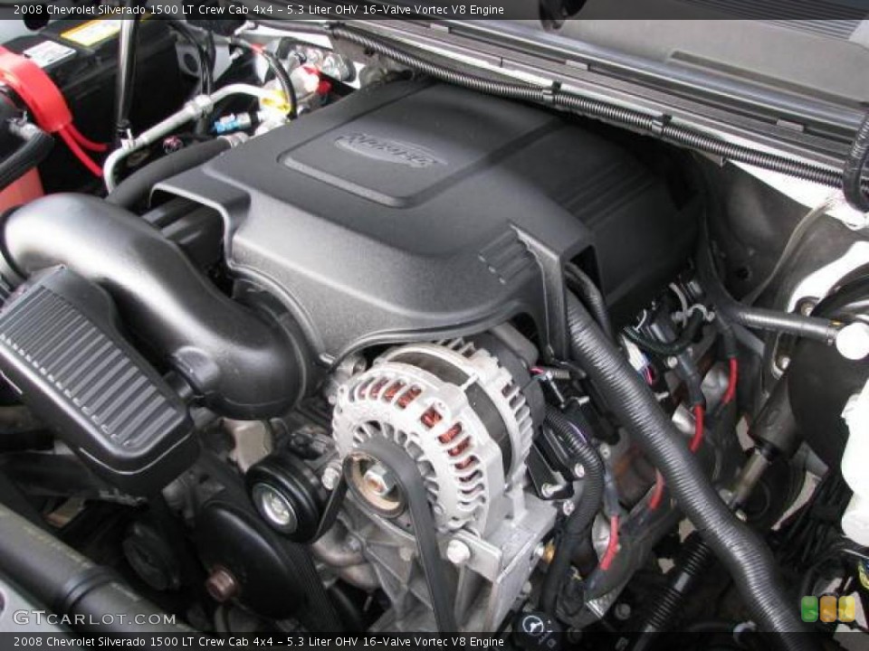 5.3 Liter OHV 16-Valve Vortec V8 Engine for the 2008 Chevrolet Silverado 1500 #48922650