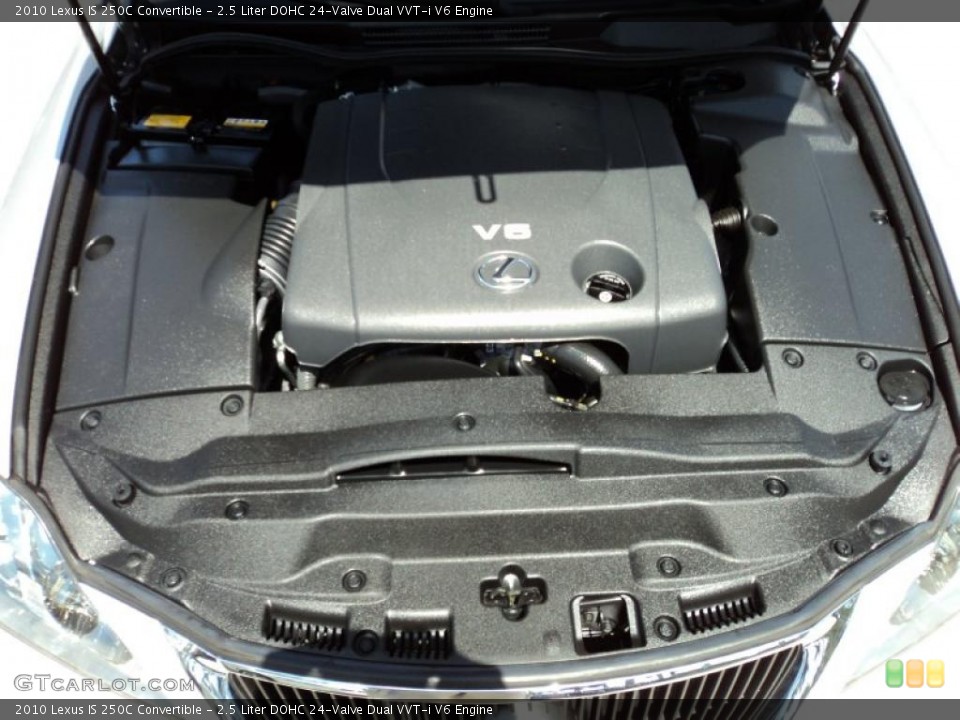 2.5 Liter DOHC 24-Valve Dual VVT-i V6 Engine for the 2010 Lexus IS #48929881