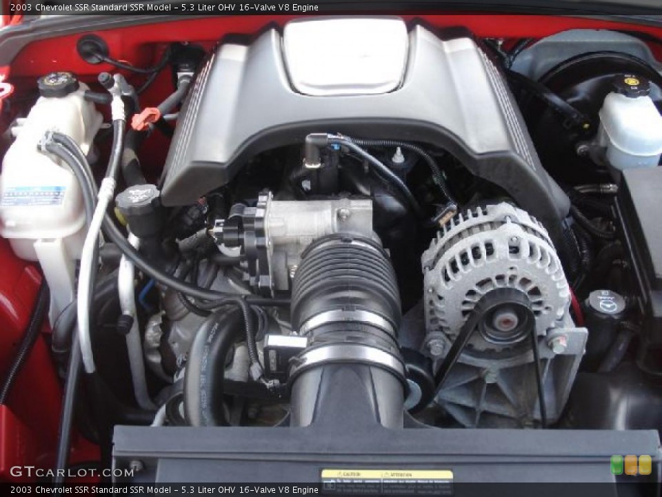 5.3 Liter OHV 16-Valve V8 Engine for the 2003 Chevrolet SSR #48937489