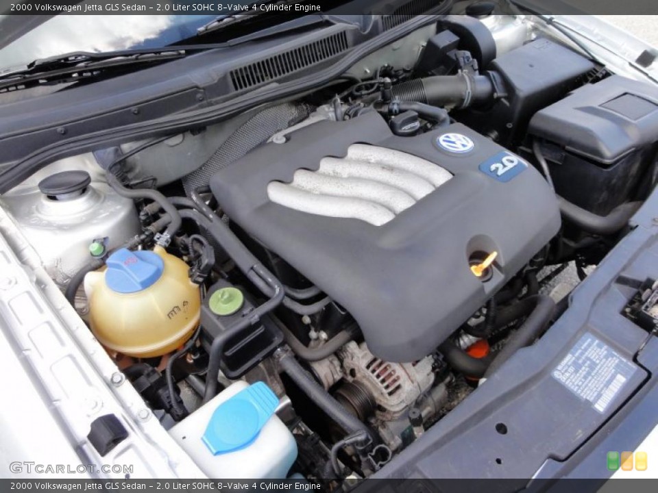 2.0 Liter SOHC 8-Valve 4 Cylinder Engine for the 2000 Volkswagen Jetta #48940928