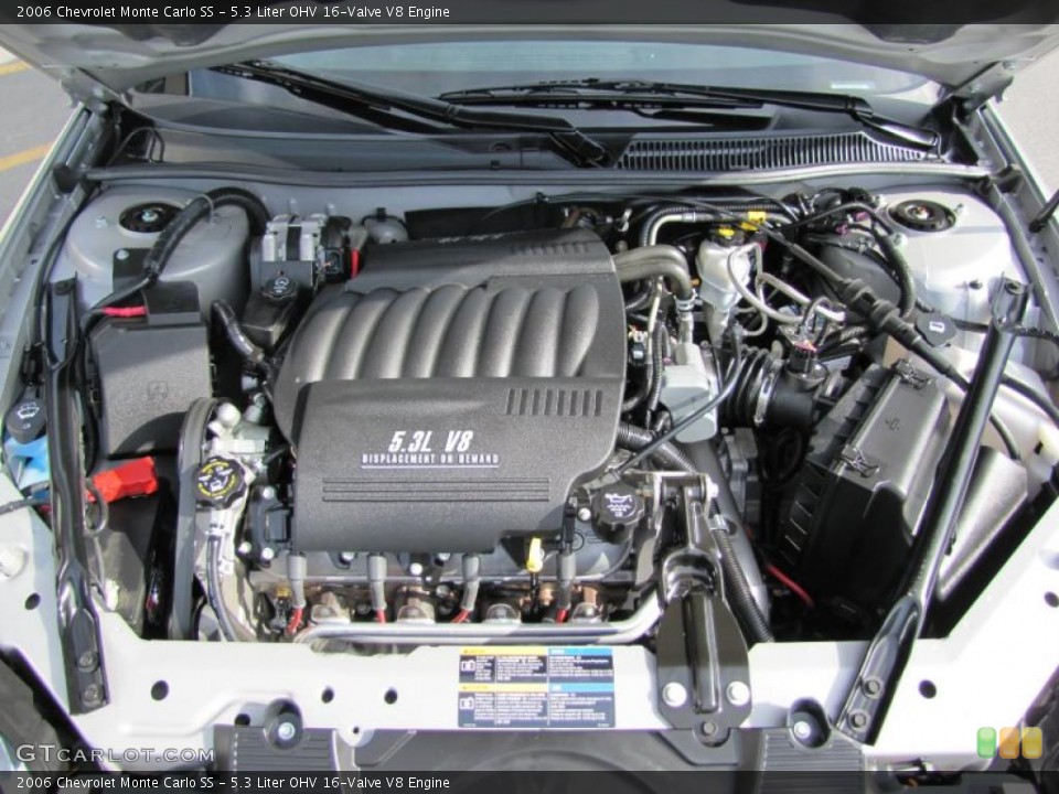 5.3 Liter OHV 16-Valve V8 Engine for the 2006 Chevrolet Monte Carlo #48942103