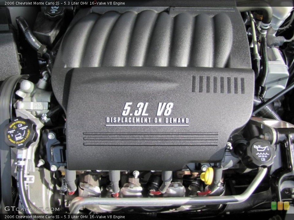 5.3 Liter OHV 16-Valve V8 Engine for the 2006 Chevrolet Monte Carlo #48942121