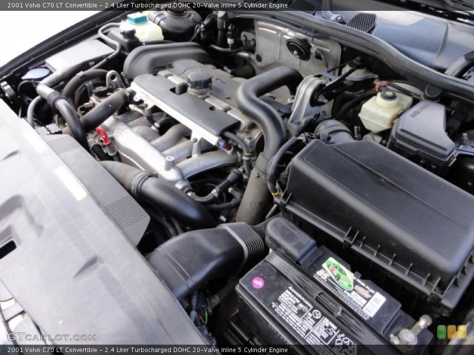 2.4 Liter Turbocharged DOHC 20-Valve Inline 5 Cylinder Engine for the 2001 Volvo C70 #48942436