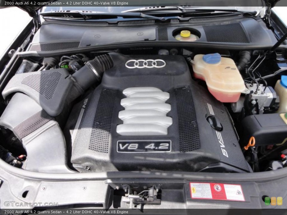 4.2 Liter DOHC 40-Valve V8 Engine for the 2000 Audi A6 #48943363
