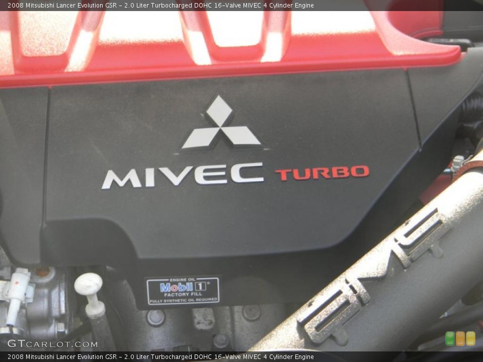 2.0 Liter Turbocharged DOHC 16-Valve MIVEC 4 Cylinder Engine for the 2008 Mitsubishi Lancer Evolution #48943456