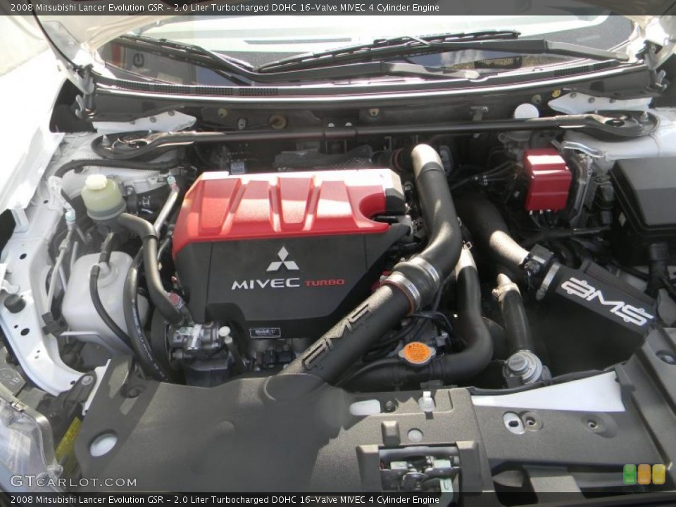 2.0 Liter Turbocharged DOHC 16-Valve MIVEC 4 Cylinder Engine for the 2008 Mitsubishi Lancer Evolution #48943468