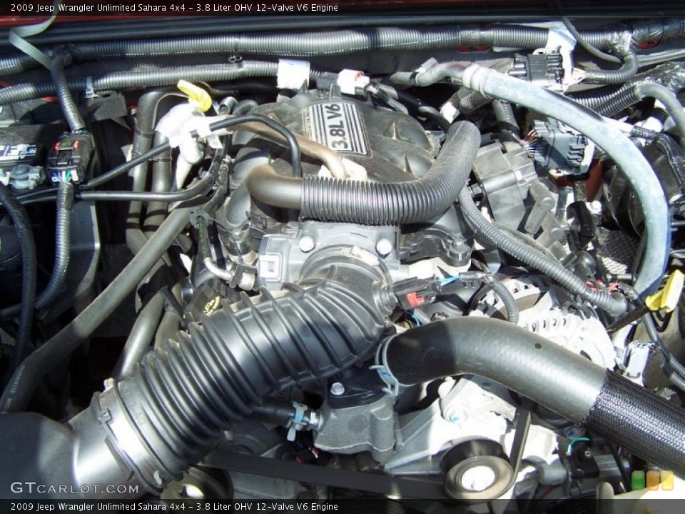 3.8 Liter OHV 12-Valve V6 Engine for the 2009 Jeep Wrangler Unlimited #48950818