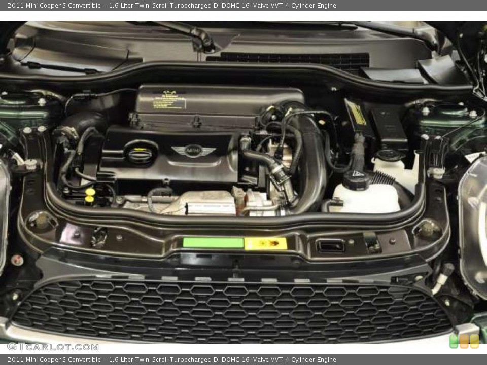 1.6 Liter Twin-Scroll Turbocharged DI DOHC 16-Valve VVT 4 Cylinder Engine for the 2011 Mini Cooper #48954079