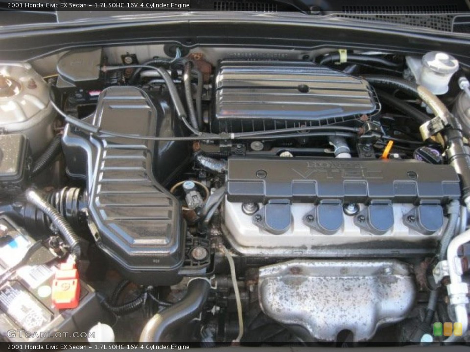 1.7L SOHC 16V 4 Cylinder Engine for the 2001 Honda Civic #48959947