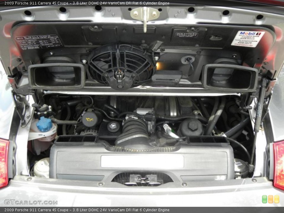 3.8 Liter DOHC 24V VarioCam DFI Flat 6 Cylinder Engine for the 2009 Porsche 911 #48962011