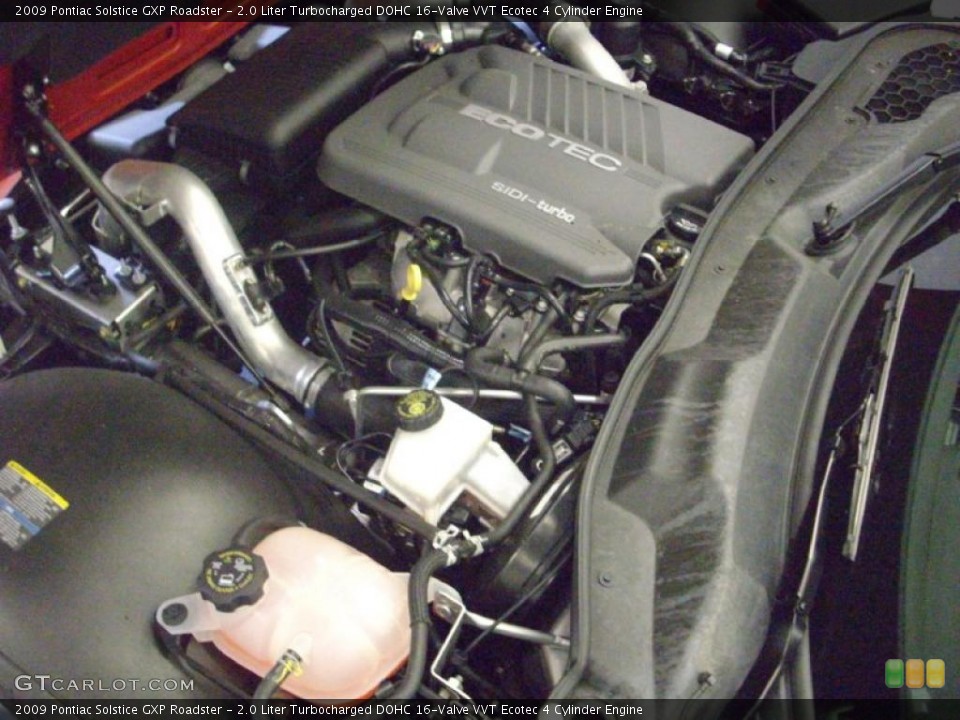 2.0 Liter Turbocharged DOHC 16-Valve VVT Ecotec 4 Cylinder Engine for the 2009 Pontiac Solstice #48962074