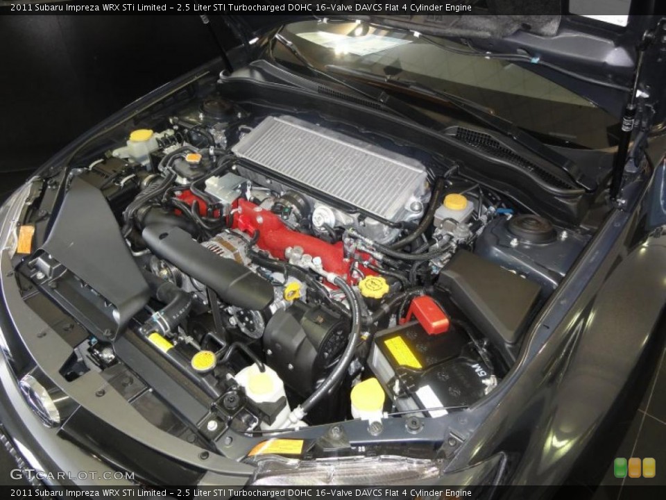 2.5 Liter STI Turbocharged DOHC 16-Valve DAVCS Flat 4 Cylinder Engine for the 2011 Subaru Impreza #48966599