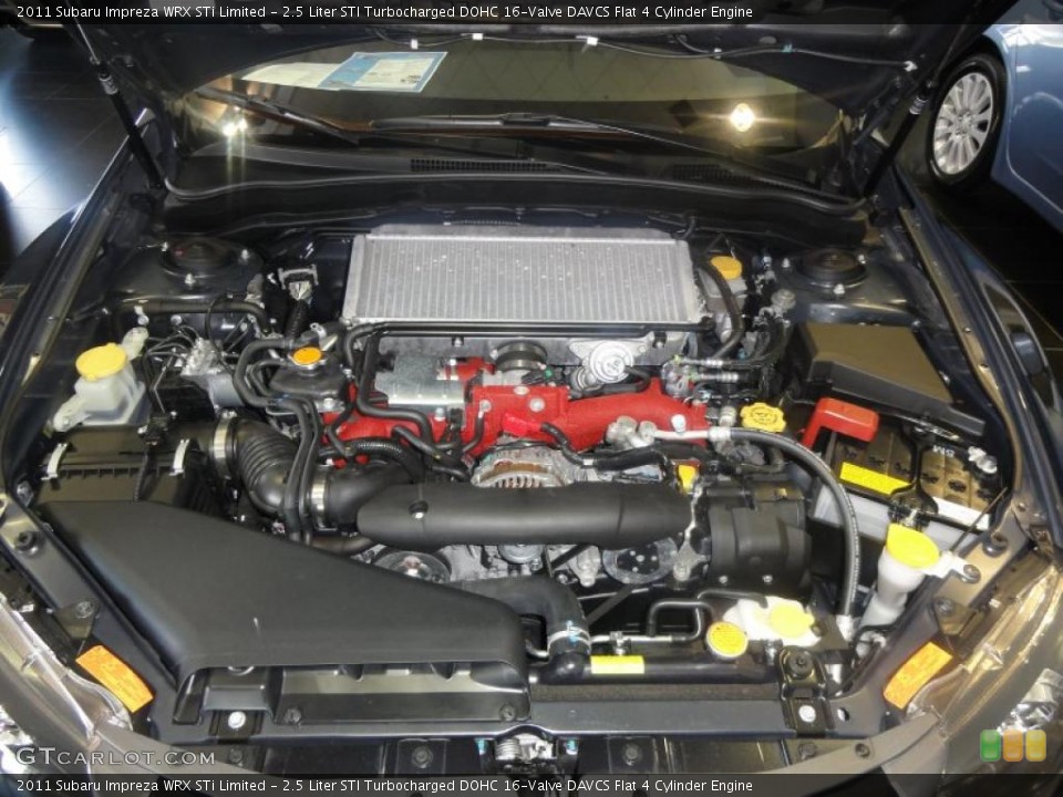 2.5 Liter STI Turbocharged DOHC 16-Valve DAVCS Flat 4 Cylinder Engine for the 2011 Subaru Impreza #48966614