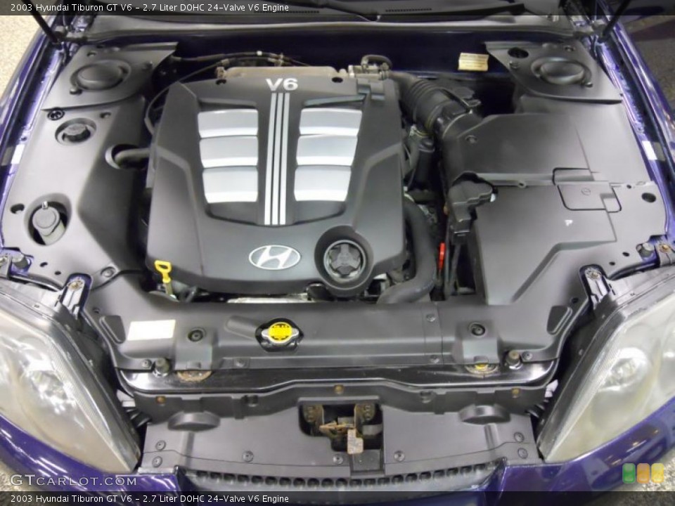 2.7 Liter DOHC 24-Valve V6 Engine for the 2003 Hyundai Tiburon #48967478