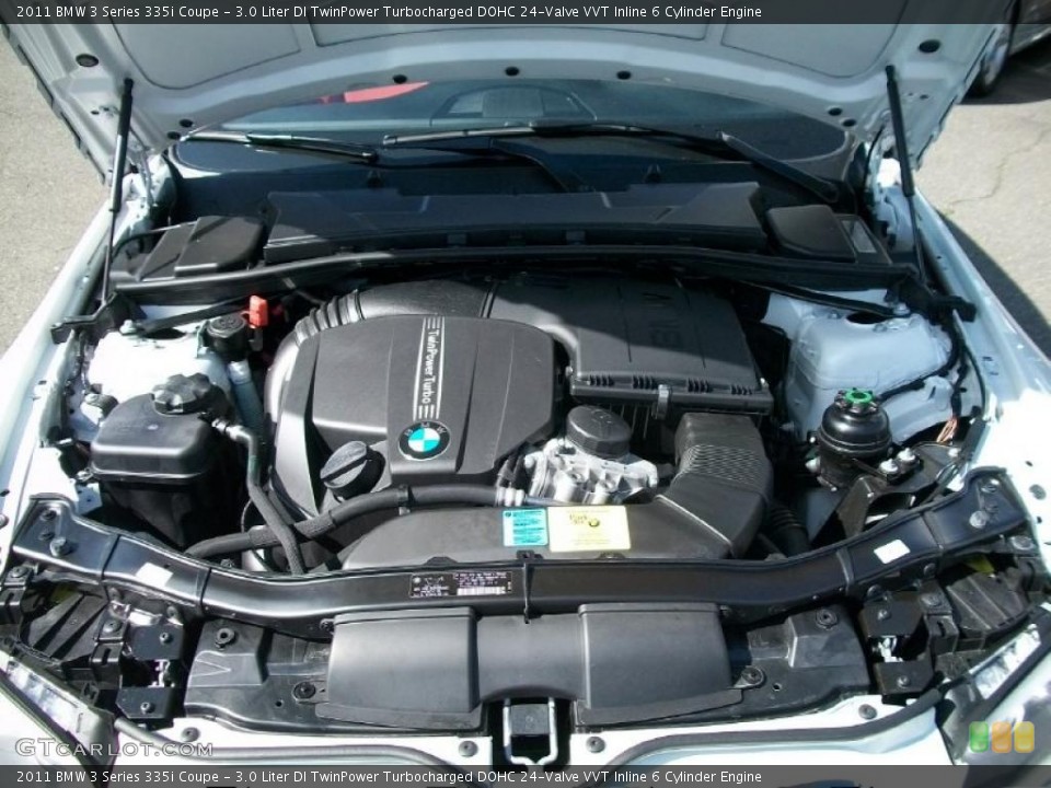 3.0 Liter DI TwinPower Turbocharged DOHC 24-Valve VVT Inline 6 Cylinder Engine for the 2011 BMW 3 Series #48972305