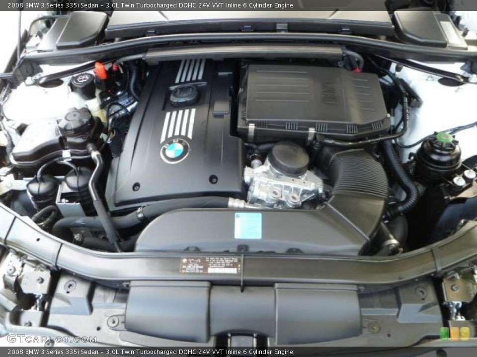 3.0L Twin Turbocharged DOHC 24V VVT Inline 6 Cylinder Engine for the 2008 BMW 3 Series #48988370
