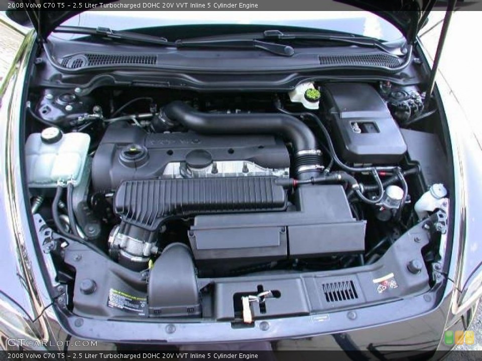 2.5 Liter Turbocharged DOHC 20V VVT Inline 5 Cylinder Engine for the 2008 Volvo C70 #48988784