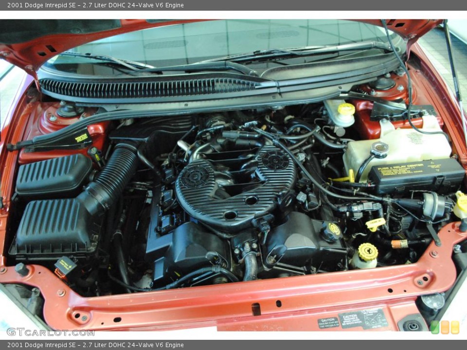 2.7 Liter DOHC 24-Valve V6 2001 Dodge Intrepid Engine