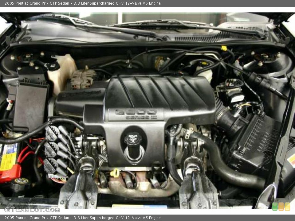 3.8 Liter Supercharged OHV 12-Valve V6 Engine for the 2005 Pontiac Grand Prix #48990602
