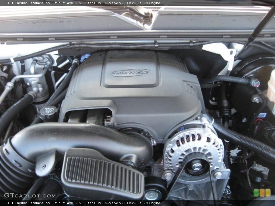 6.2 Liter OHV 16-Valve VVT Flex-Fuel V8 Engine for the 2011 Cadillac Escalade #48992981