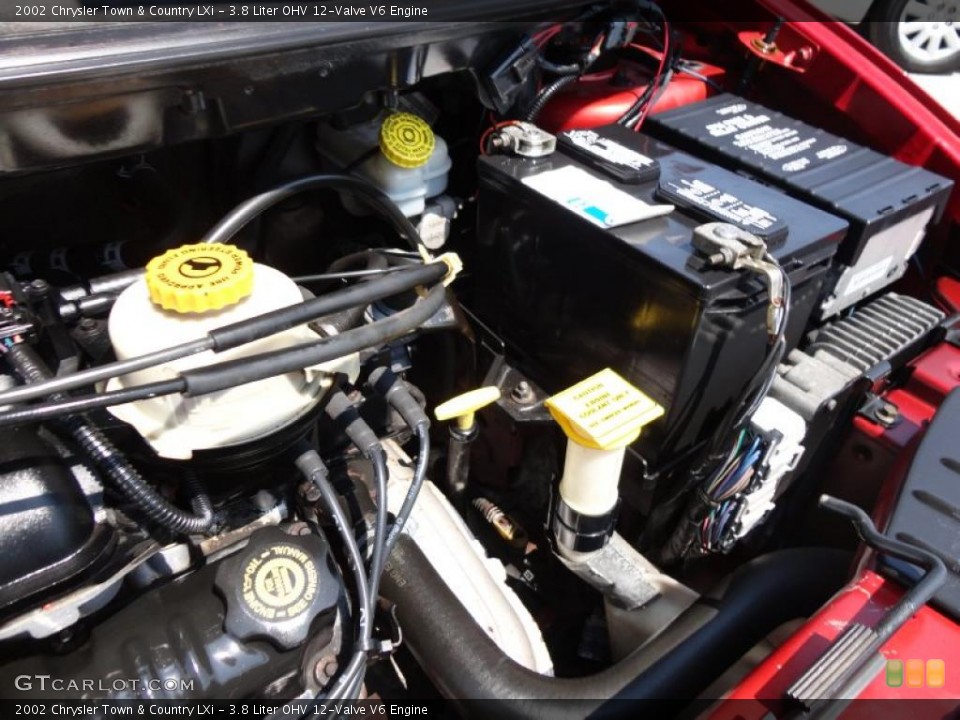 3.8 Liter OHV 12-Valve V6 Engine for the 2002 Chrysler Town & Country #48998630