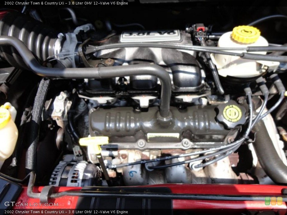 3.8 Liter OHV 12-Valve V6 Engine for the 2002 Chrysler Town & Country #48998660