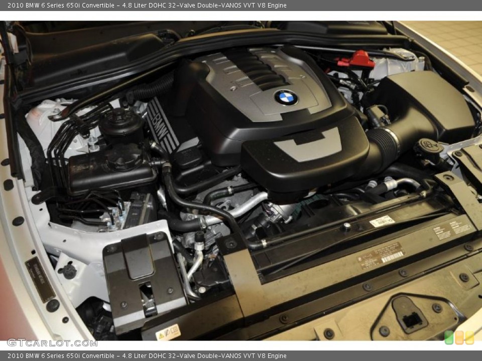 4.8 Liter DOHC 32-Valve Double-VANOS VVT V8 Engine for the 2010 BMW 6 Series #49002618