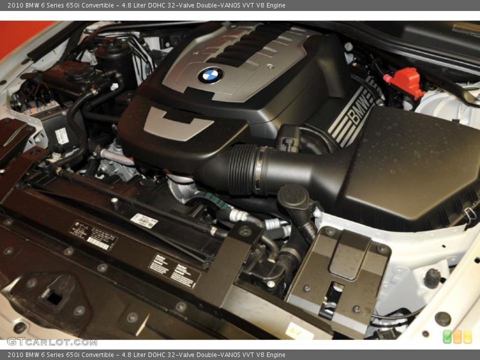 4.8 Liter DOHC 32-Valve Double-VANOS VVT V8 Engine for the 2010 BMW 6 Series #49002629