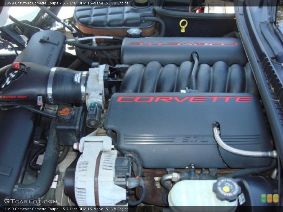 5.7 Liter OHV 16-Valve LS1 V8 Engine for the 1999 Chevrolet Corvette #49017424