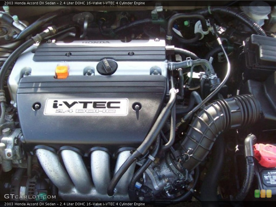 2.4 Liter DOHC 16-Valve i-VTEC 4 Cylinder 2003 Honda Accord Engine