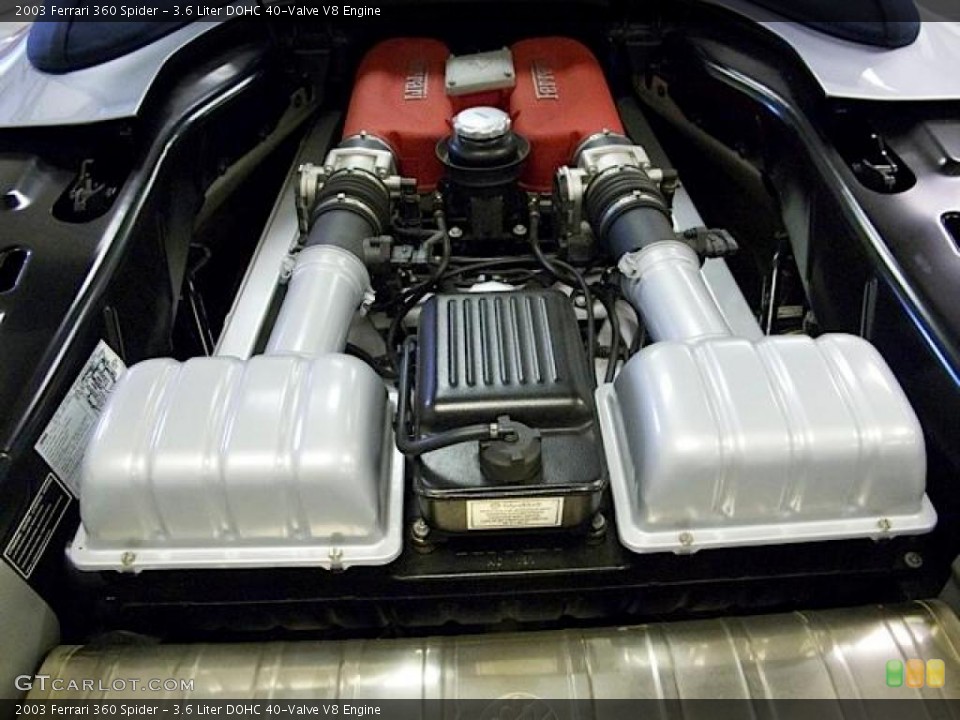 3.6 Liter DOHC 40-Valve V8 Engine for the 2003 Ferrari 360 #49023490