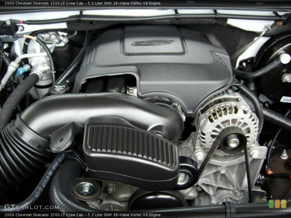 5.3 Liter OHV 16-Valve Vortec V8 Engine for the 2009 Chevrolet Silverado 1500 #49027737