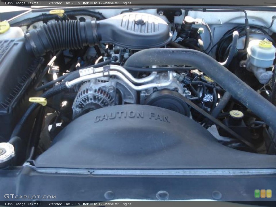 3.9 Liter OHV 12-Valve V6 Engine for the 1999 Dodge Dakota #49036446