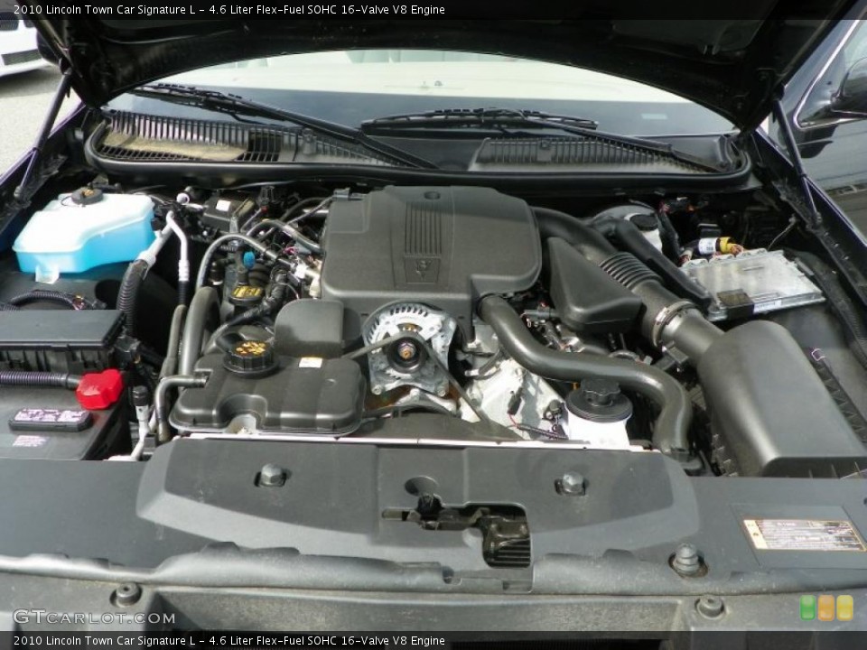 4.6 Liter Flex-Fuel SOHC 16-Valve V8 Engine for the 2010 Lincoln Town Car #49038009