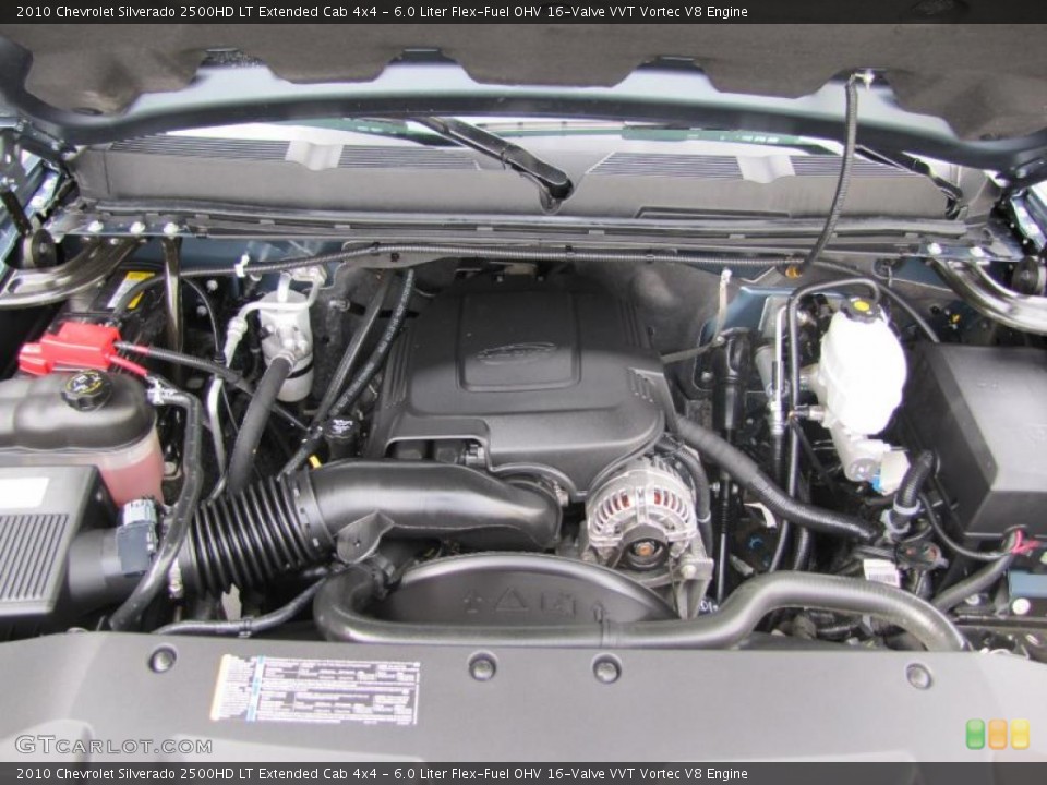 6.0 Liter Flex-Fuel OHV 16-Valve VVT Vortec V8 Engine for the 2010 Chevrolet Silverado 2500HD #49041540
