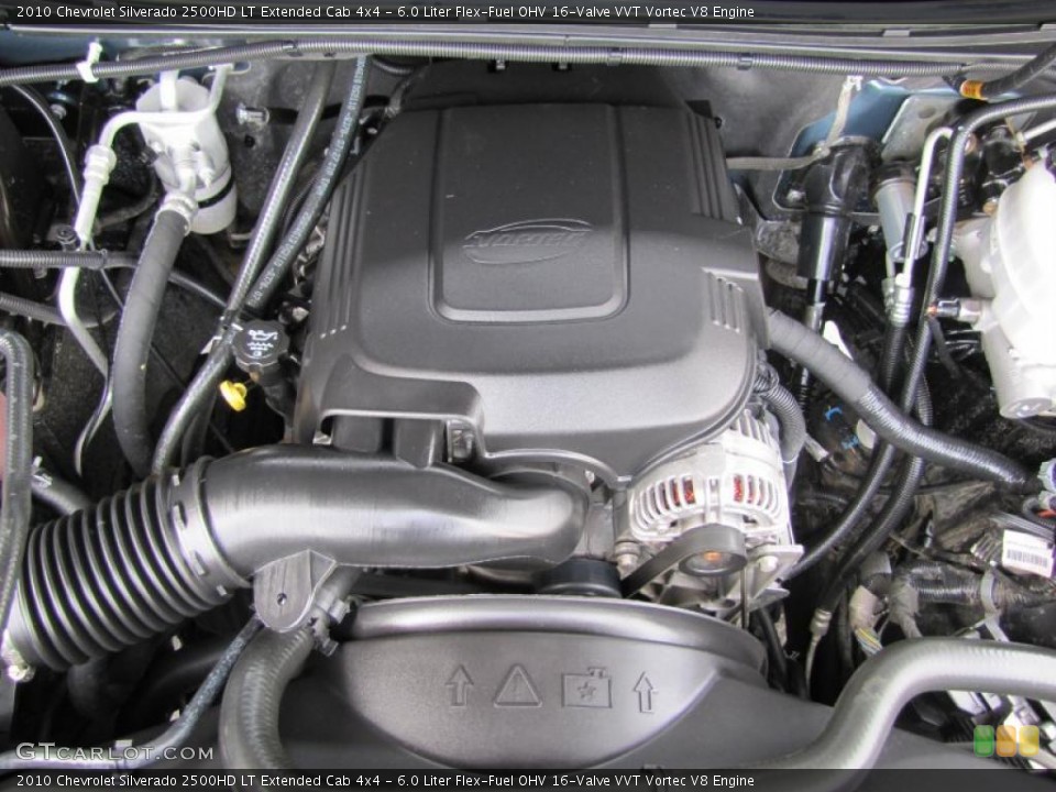 6.0 Liter Flex-Fuel OHV 16-Valve VVT Vortec V8 Engine for the 2010 Chevrolet Silverado 2500HD #49041549