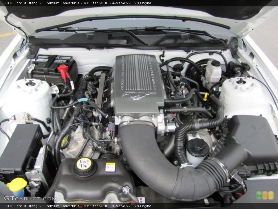 4.6 Liter SOHC 24-Valve VVT V8 Engine for the 2010 Ford Mustang #49042185