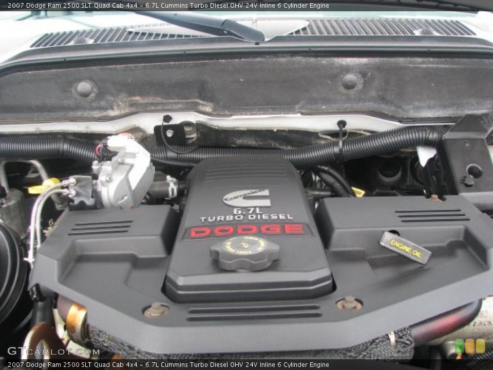 6.7L Cummins Turbo Diesel OHV 24V Inline 6 Cylinder Engine for the 2007 Dodge Ram 2500 #49043328